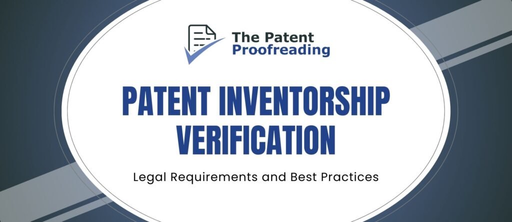 Patent Inventorship Verification