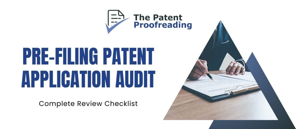 Pre-Filing Patent Audit