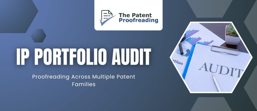 IP Portfolio Proofreading