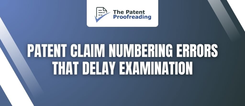 Patent Claim Numbering Mistakes