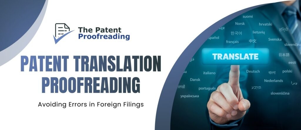 Patent Translation Proofreading