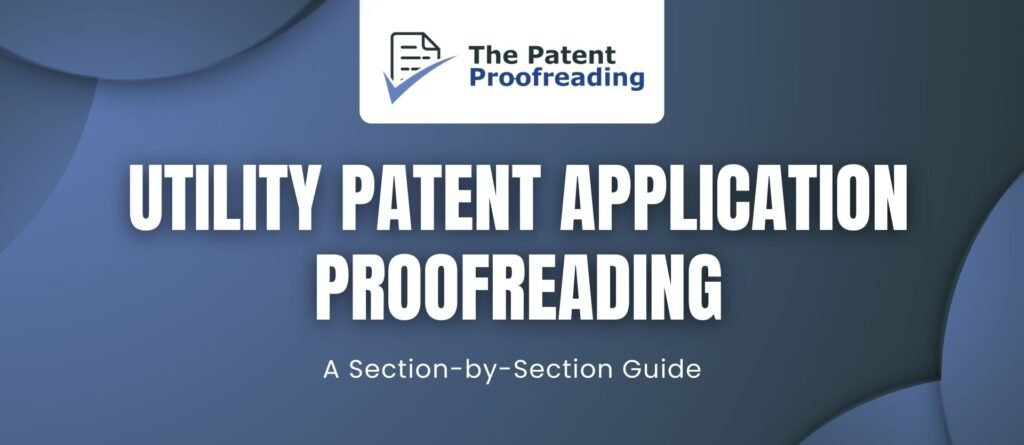 Utility Patent Proofreading