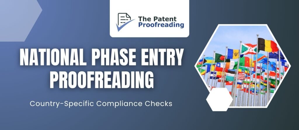National Phase Patent Proofreading