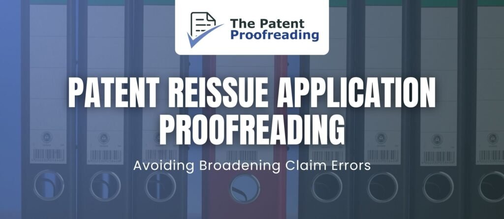 Patent Reissue Application Accuracy