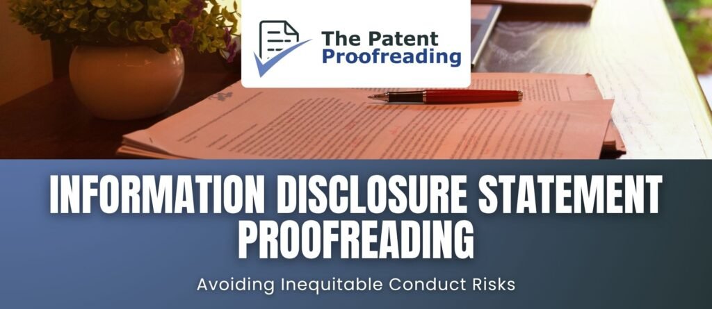 IDS Proofreading USPTO