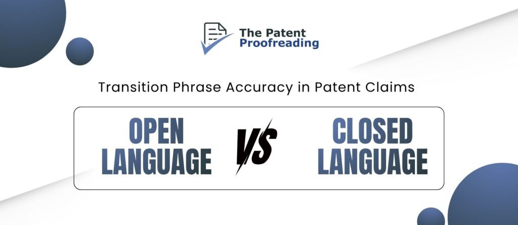 Patent Claim Transition Phrases
