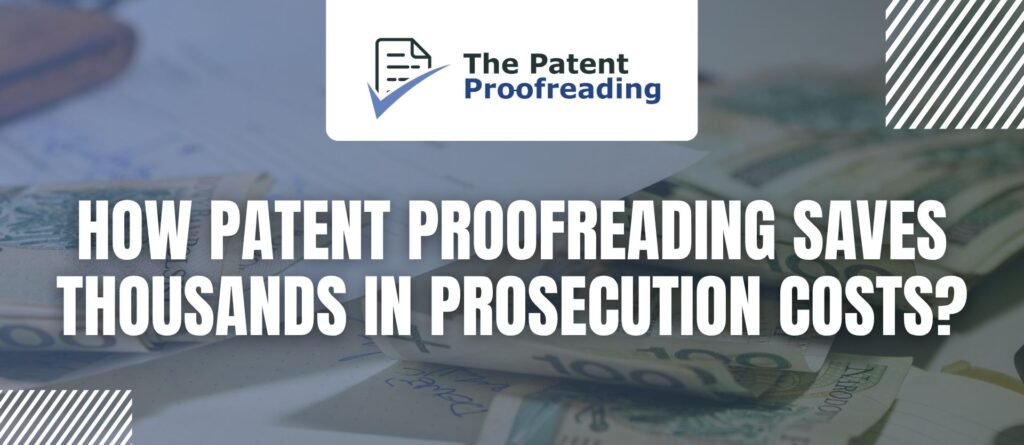 Patent Proofreading Cost Savings