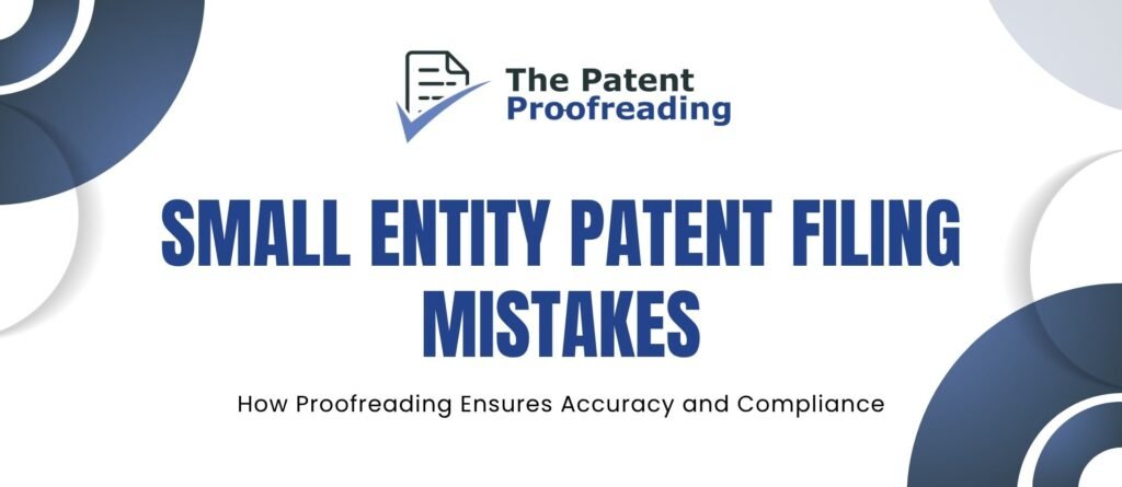 Small Entity Patent Filing Errors